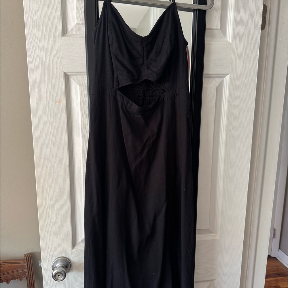 Hollister Black Backless Dress
